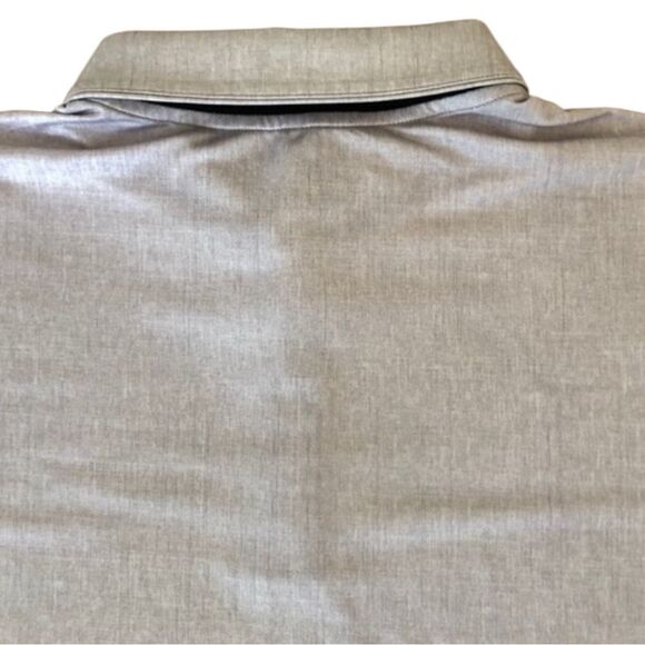 Men’s NIKE Dri-Fit Yellow Gray Stripe Polo Size XL - Picture 9 of 10